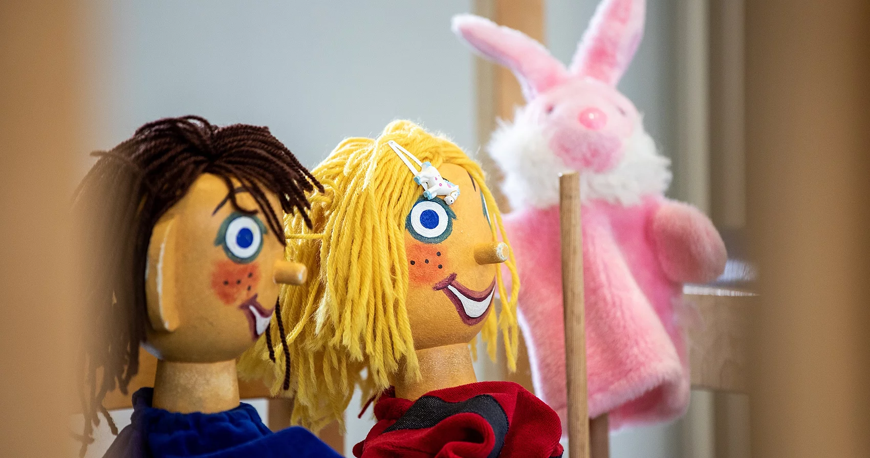 Handpuppen im Kindergarten