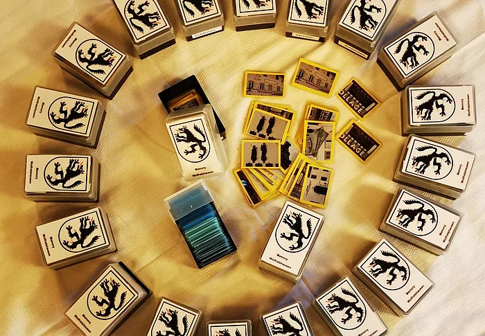 Memory mit Stadtmotiven und Wappentier 